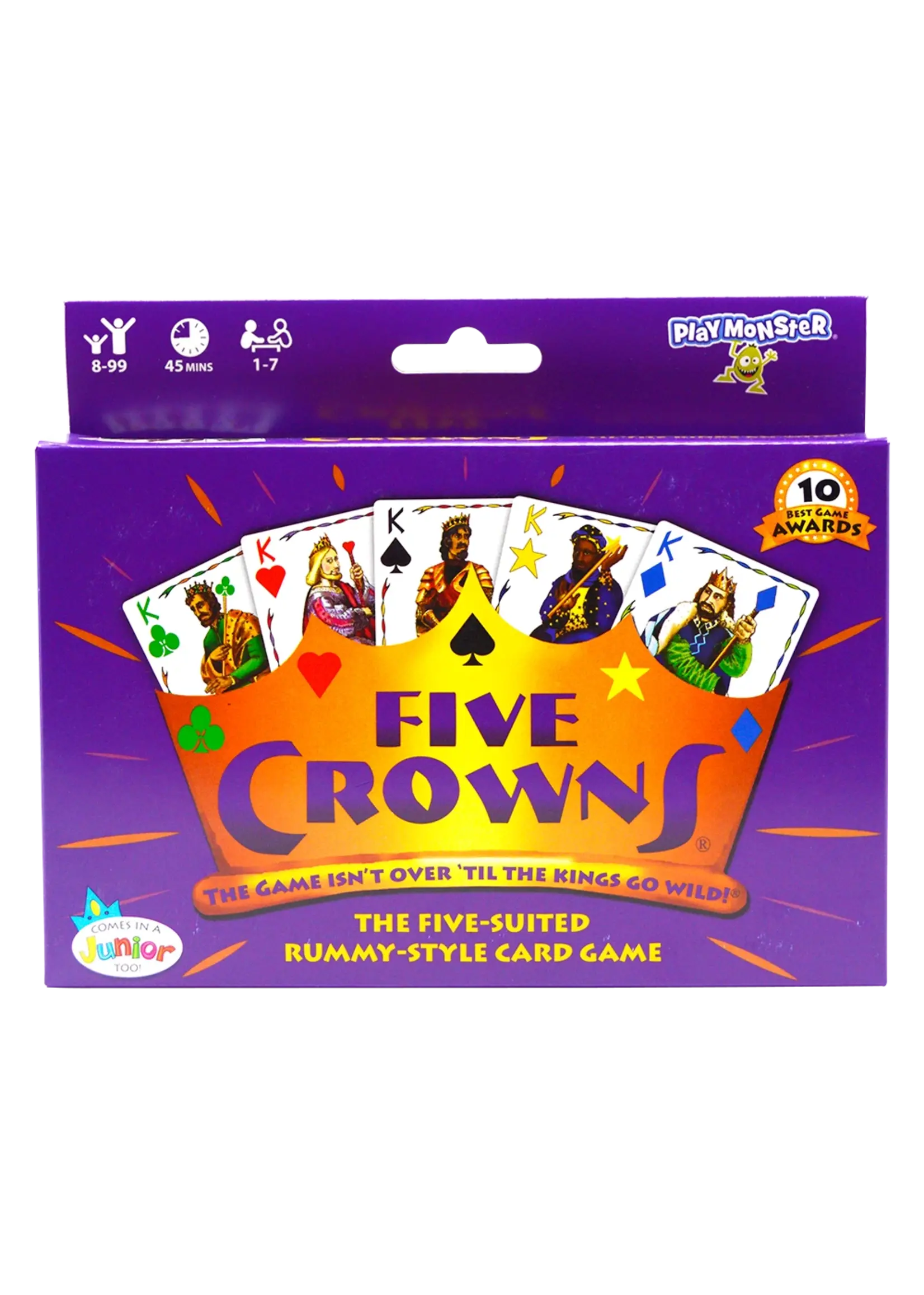 OUT CARD GAME FIVE CROWNS