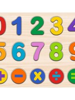 PPP KIDS WOODEN PUZZLE NUMBERS 15PC