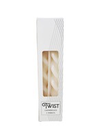 NOS CANDLES TWISTED WHITE