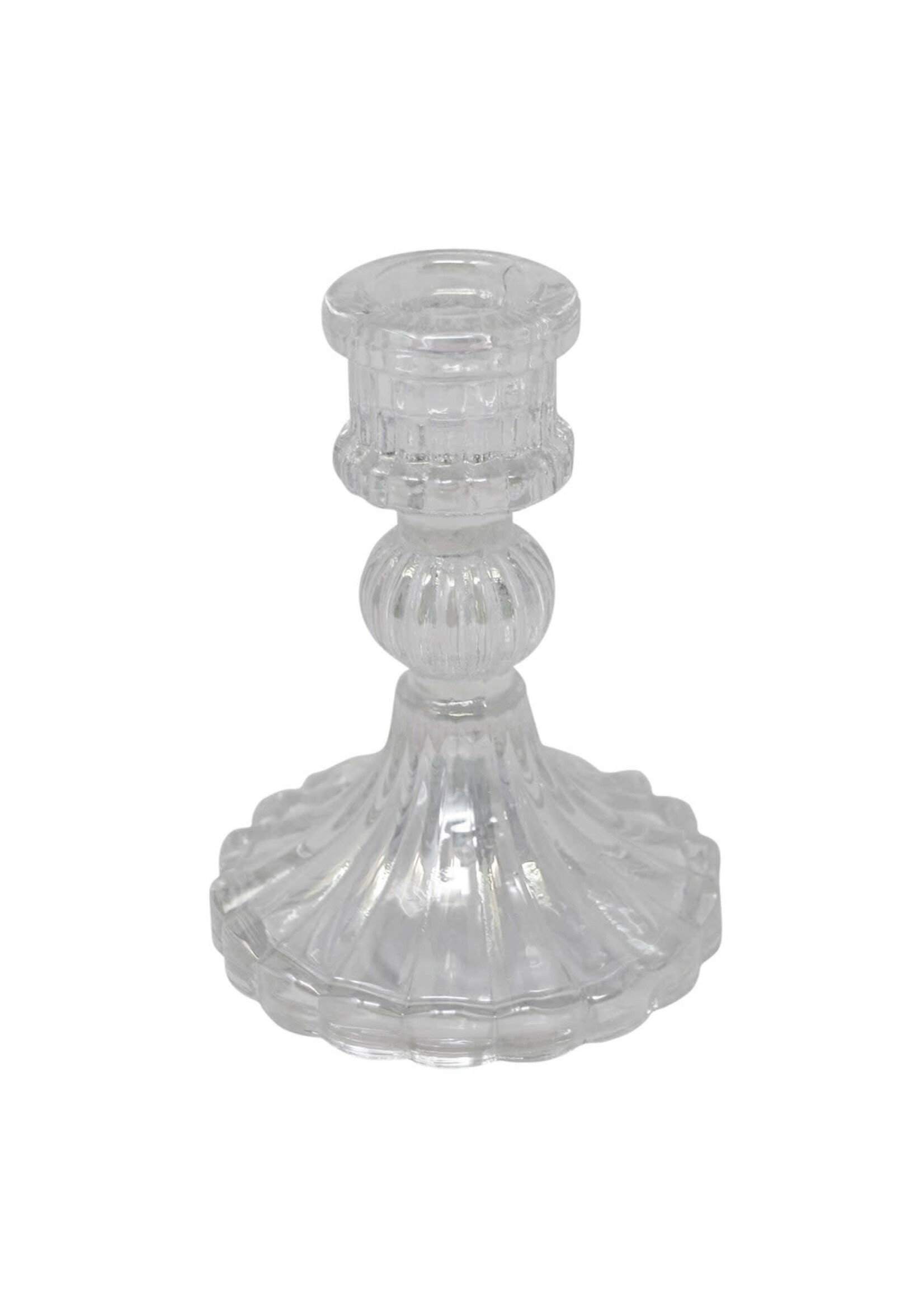 NOS CANDLE HOLDER GLASS