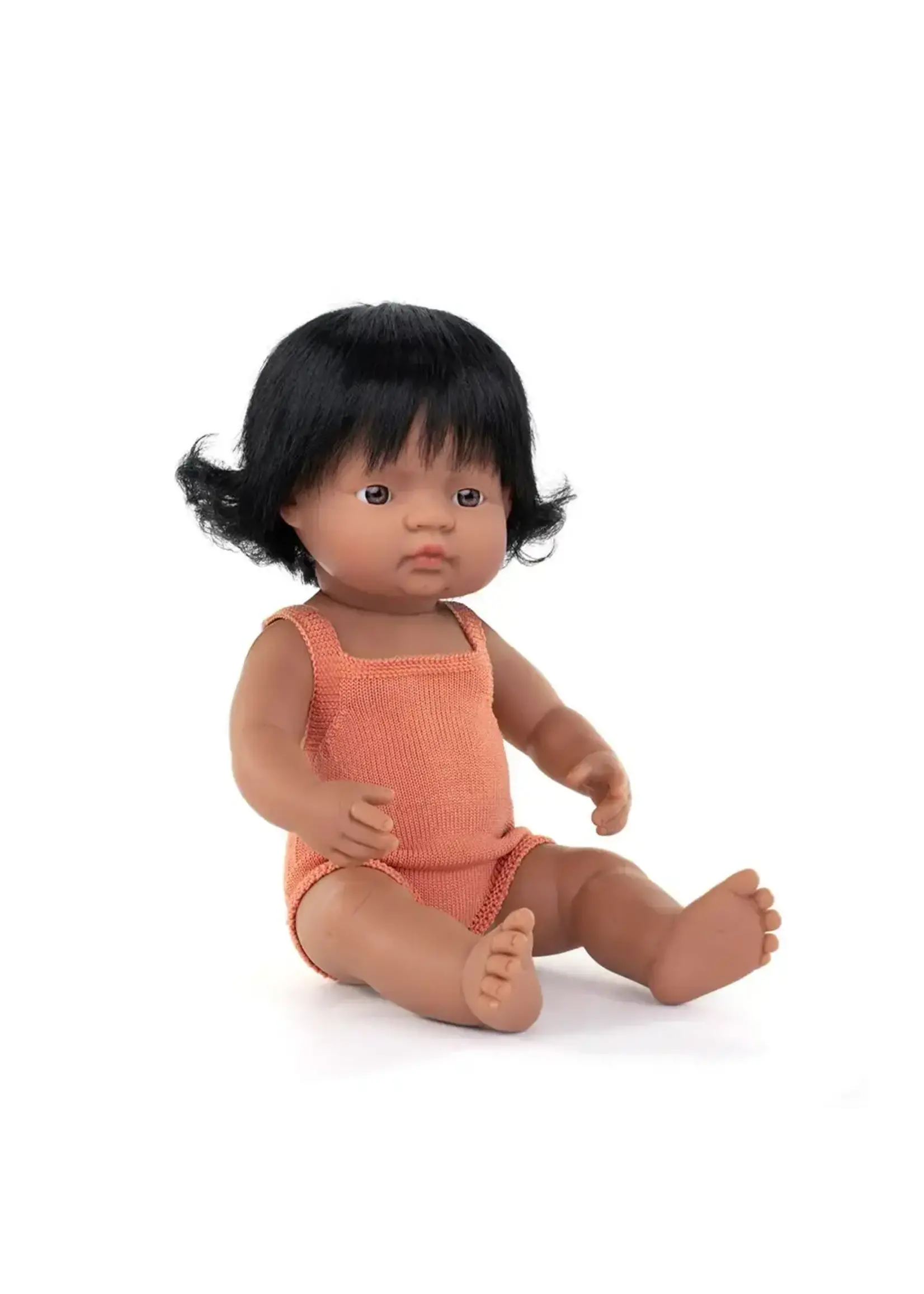 MINILAND MIN DOLL 15" GIRL HISPANIC