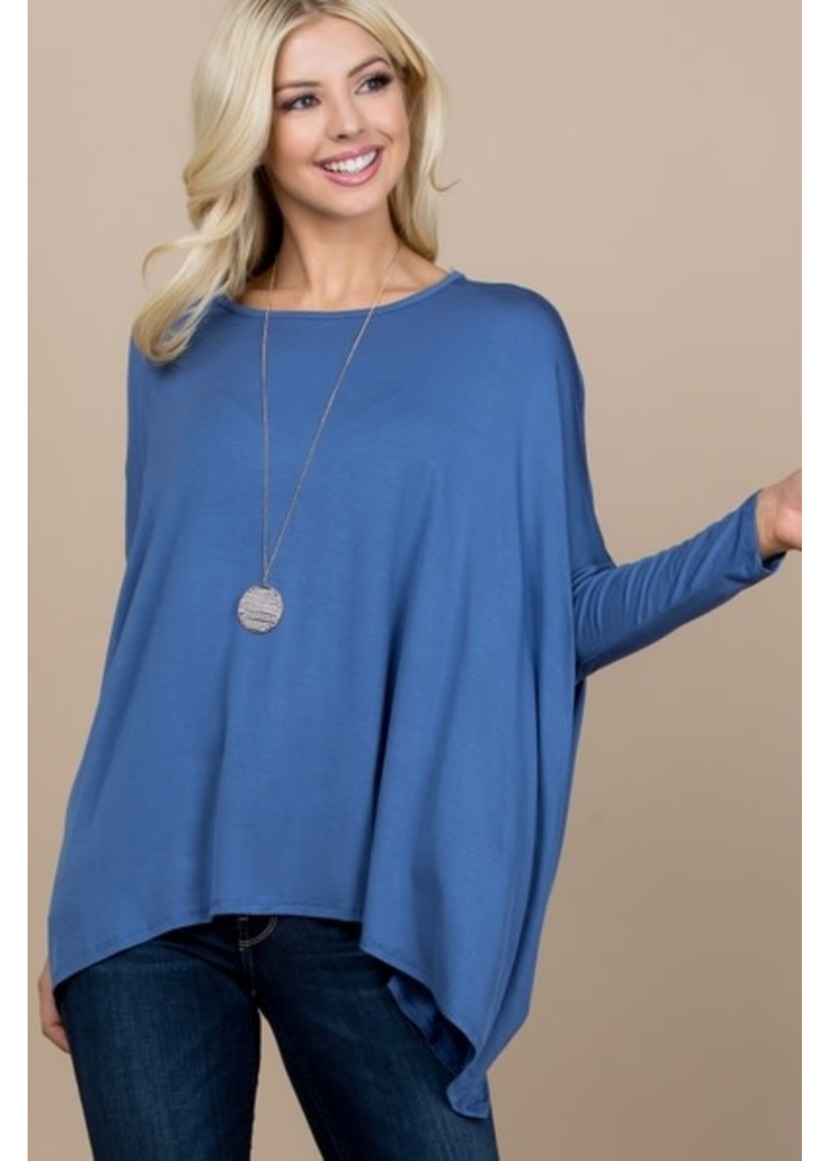 EMERALD EME ETK-4278 TUNIC BOXY BATWING