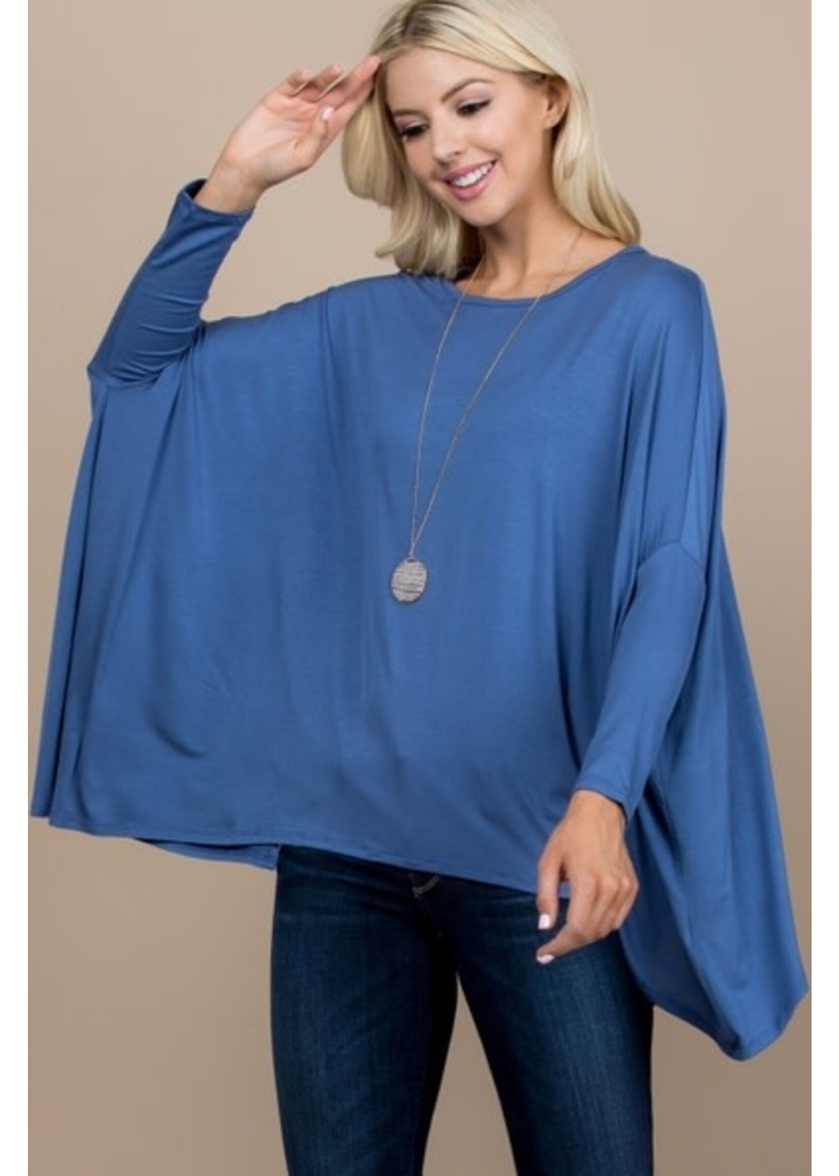 EME ETK-4278 TUNIC BOXY BATWING