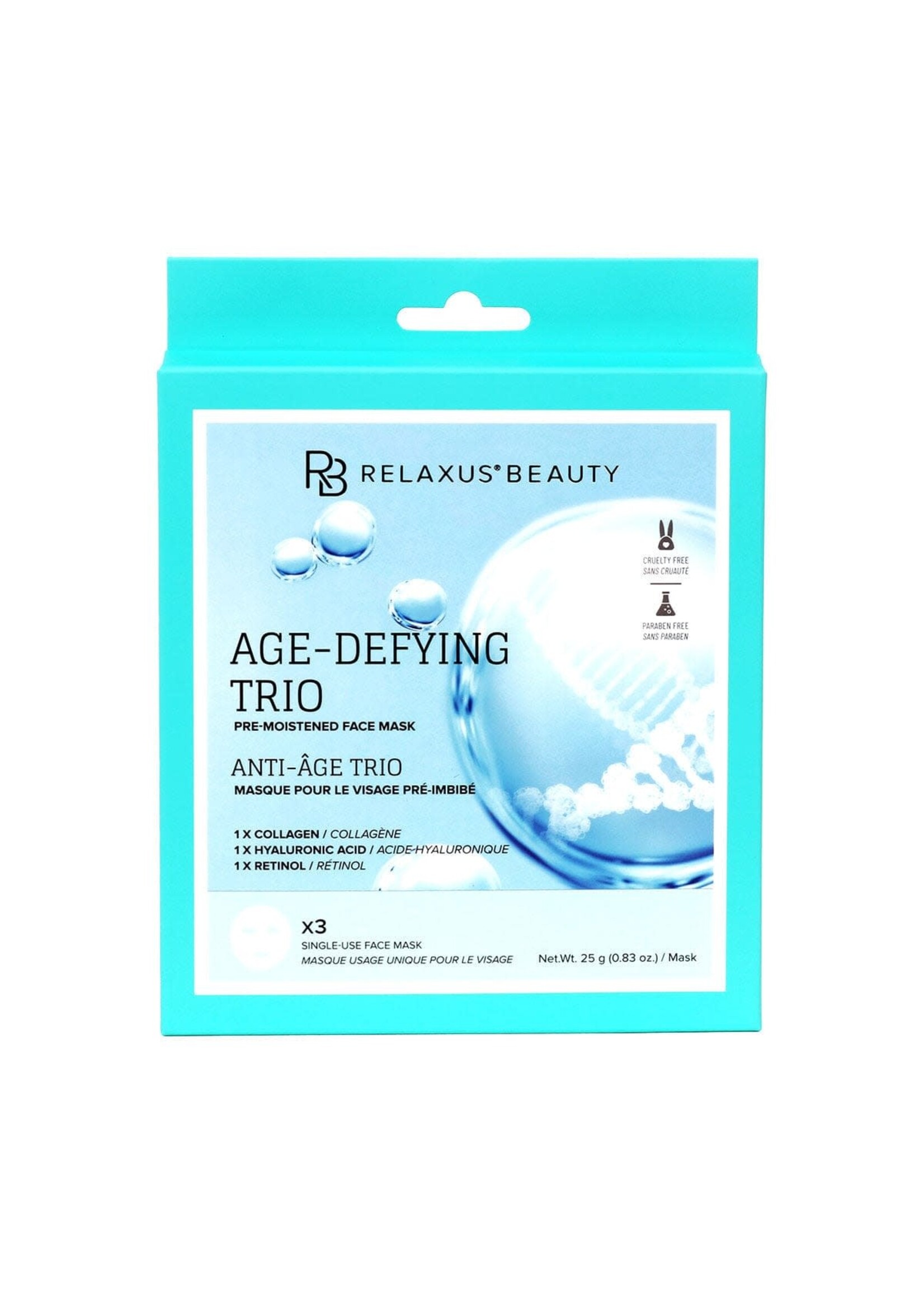 REL FACIAL MASK AGE-DEFYING TRIO 3PK