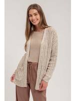 BLU PEPPER BLU B4SJ1017CARDIGAN CROCHET KNIT