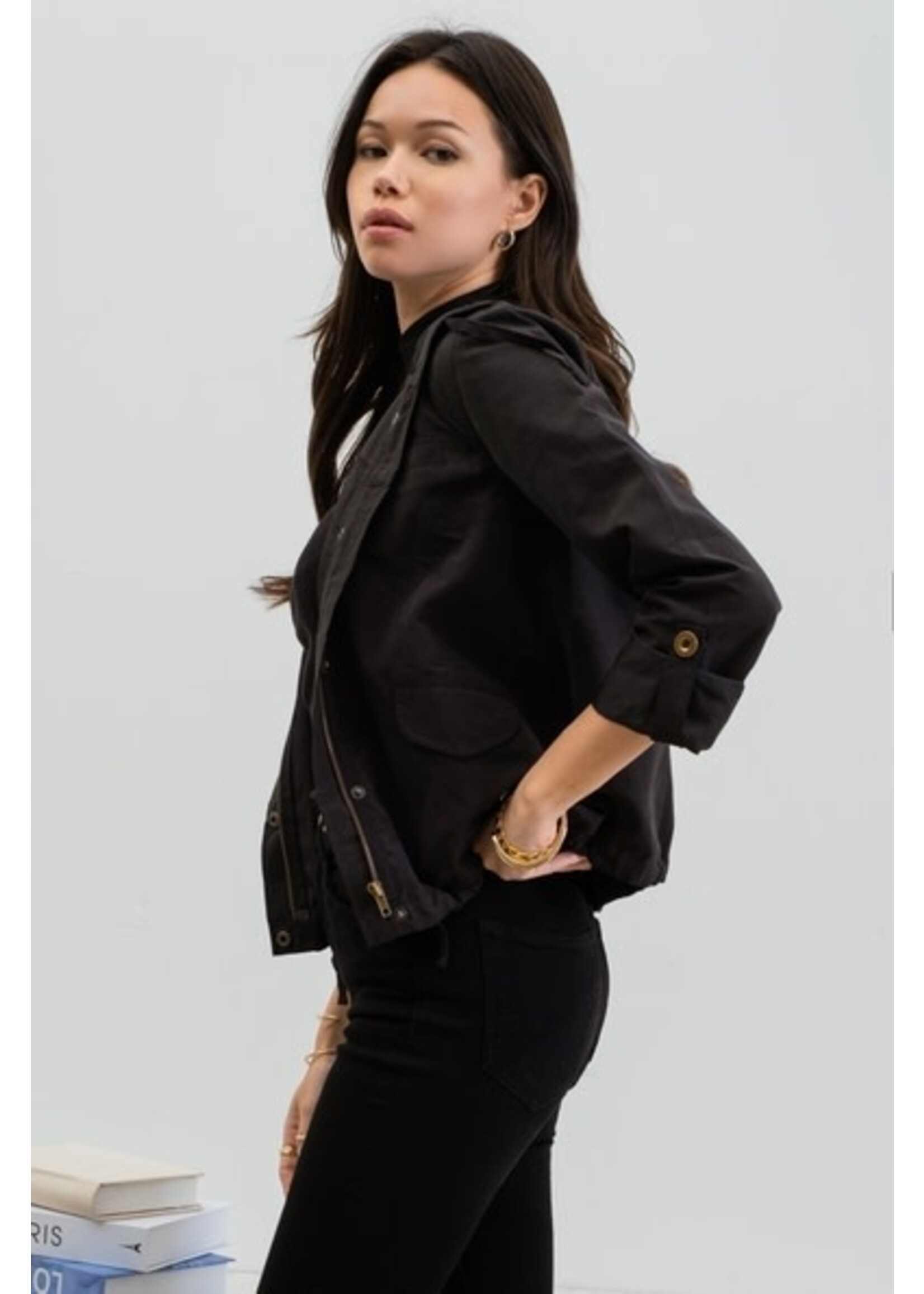 BLU PEPPER BLU TB8322 JACKETHOOD SNAP ZIP