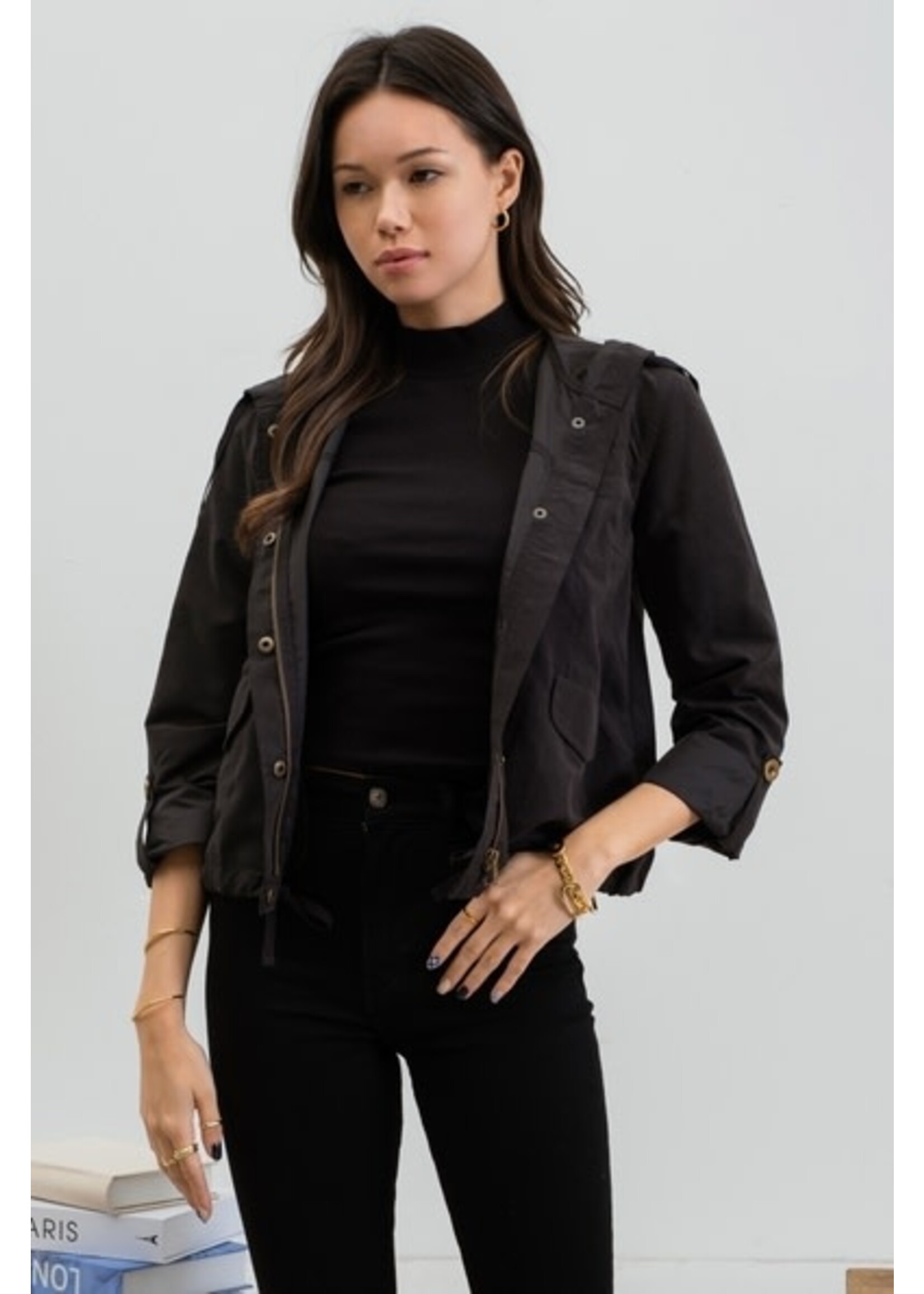 BLU PEPPER BLU TB8322 JACKETHOOD SNAP ZIP