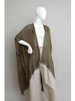 LET YSK-5324 KIMONO FRAYED