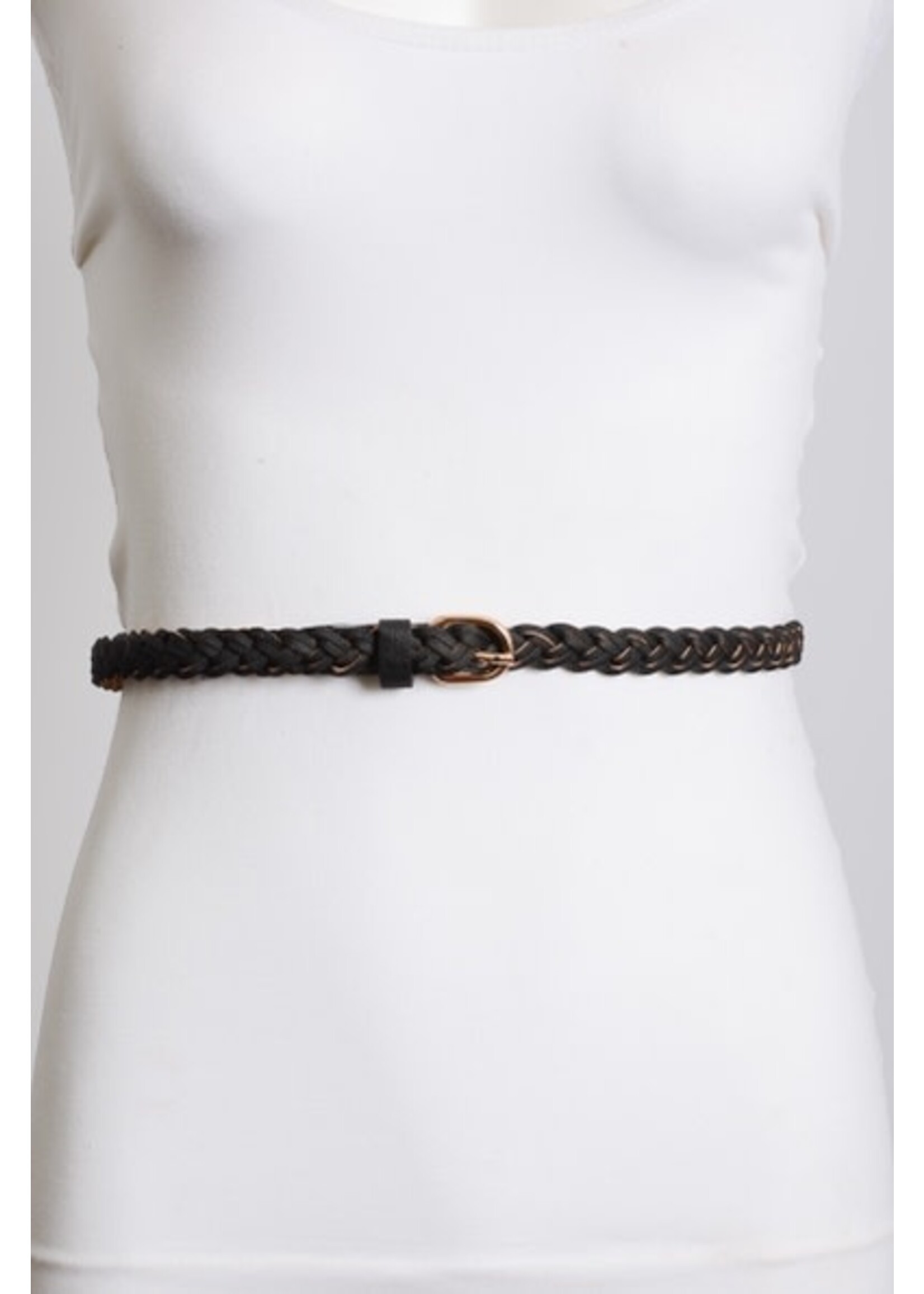 LET HW-1516 BELT SKINNY BRAIDED
