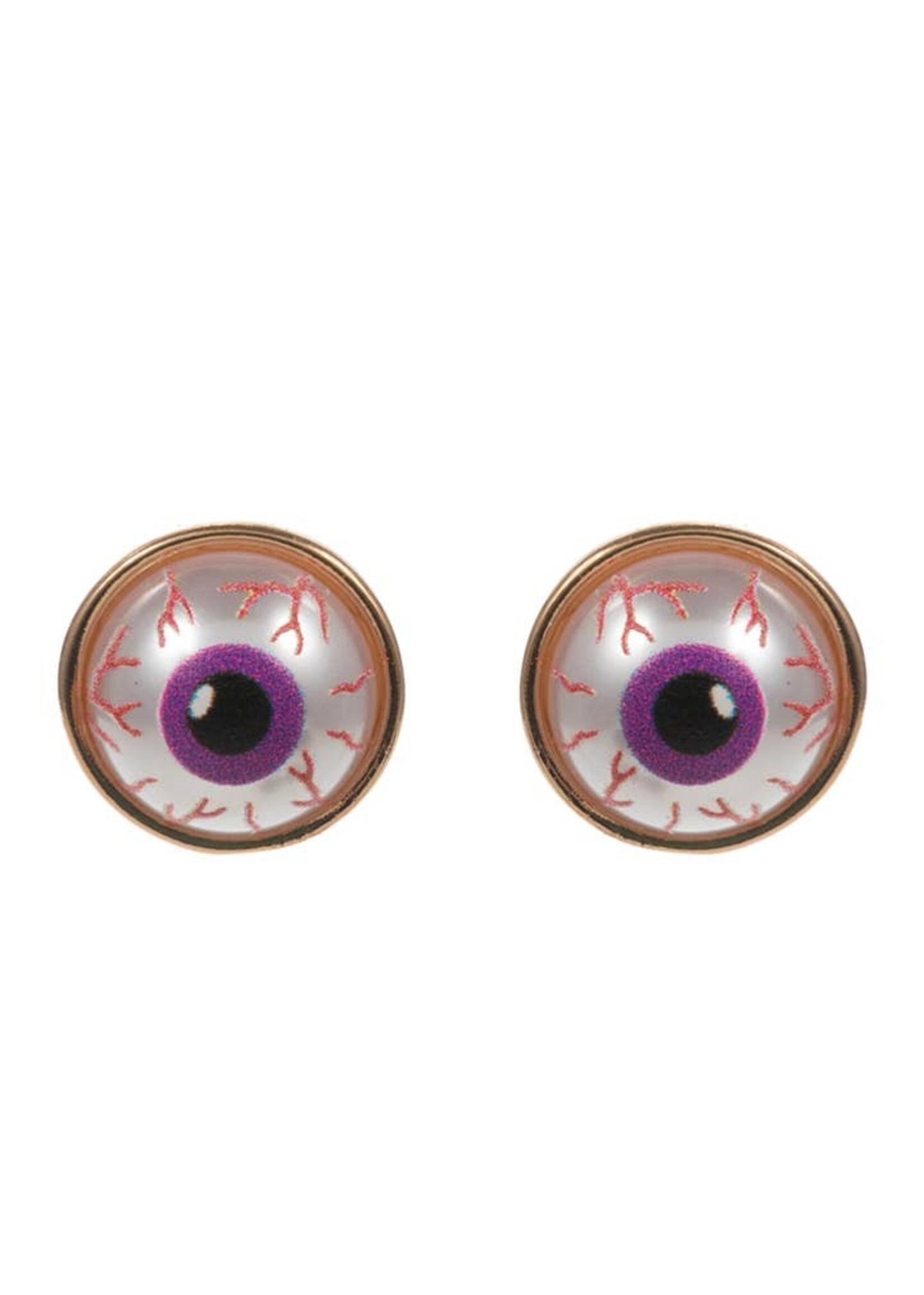 FASHION CITY FAC POST EARRING HALLOWEEN EYE SHAPED