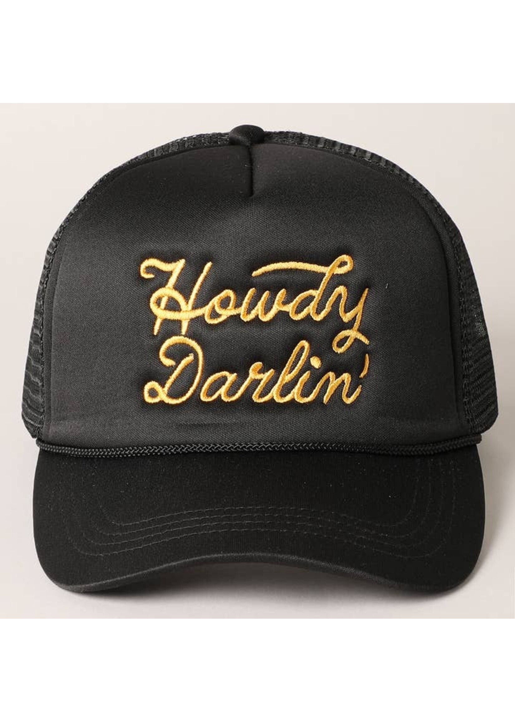 FASHION CITY FAC TRUCKER HAT HOWDY DARLIN