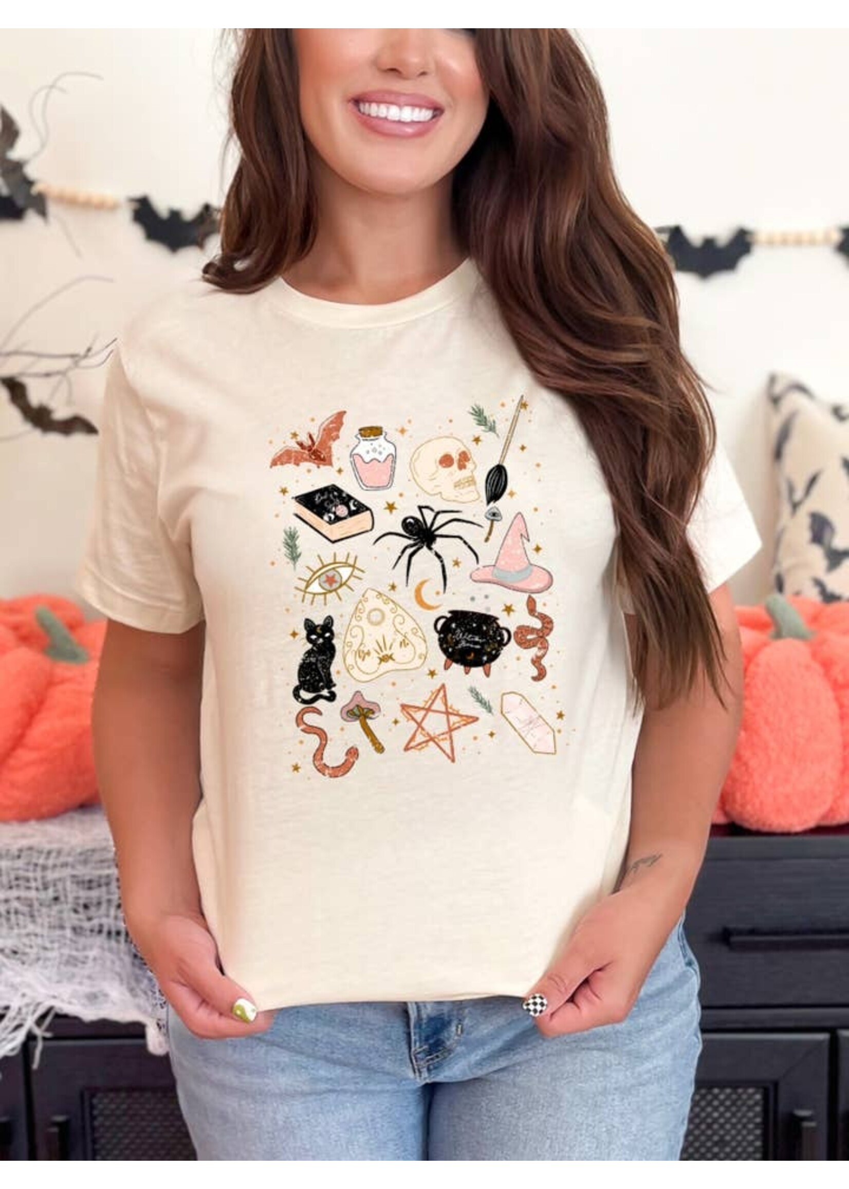 WILD MELON WIM TEE HALLOWEEN COLLAGE