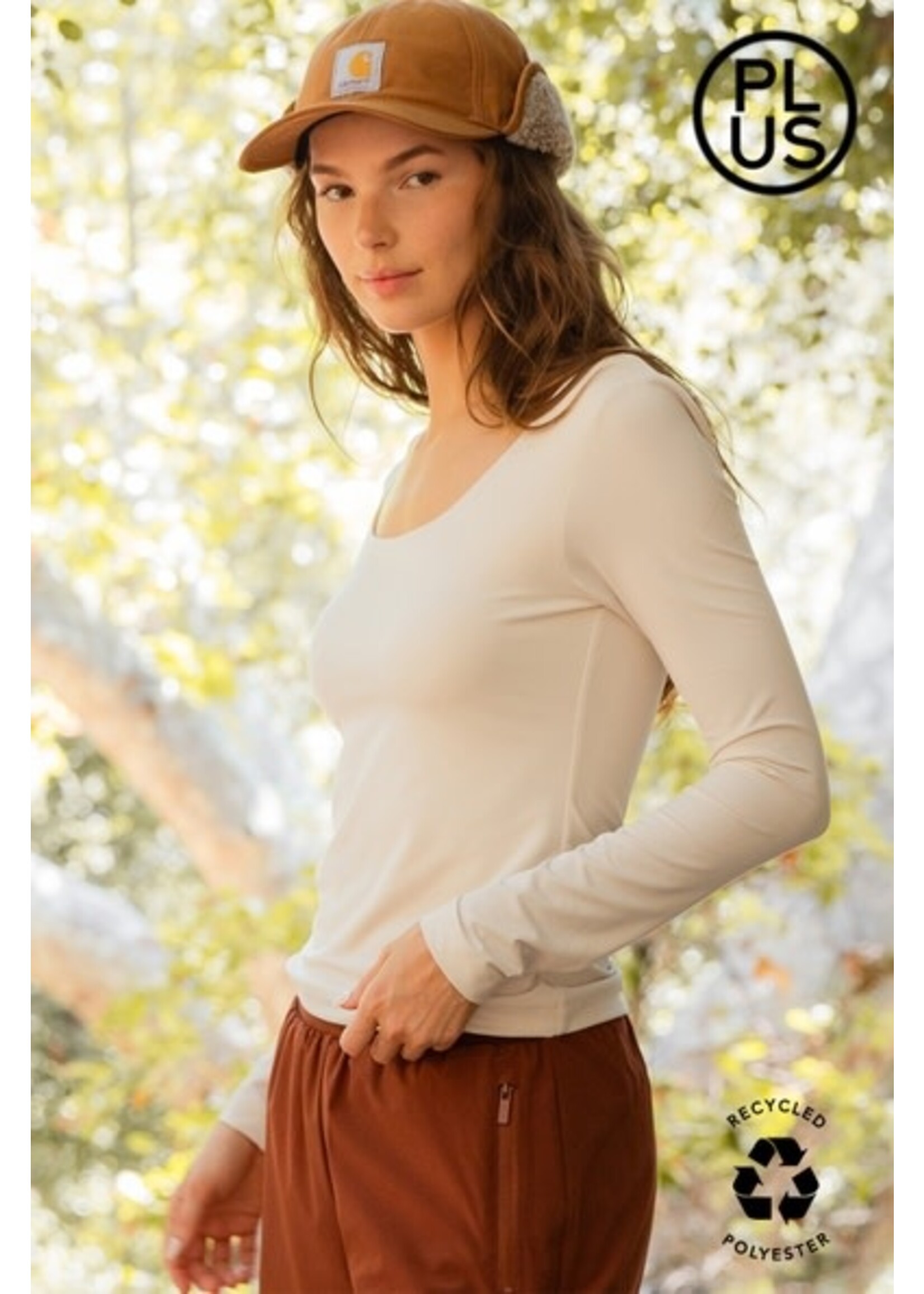 RAE MODE RAE+T9967PL TOP LONG SLV RND NECK