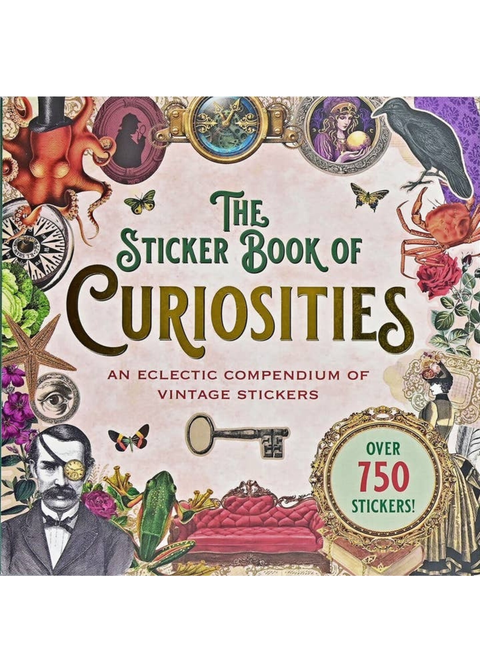 PPP ADULT STICKER BOOK CURIOSITIES