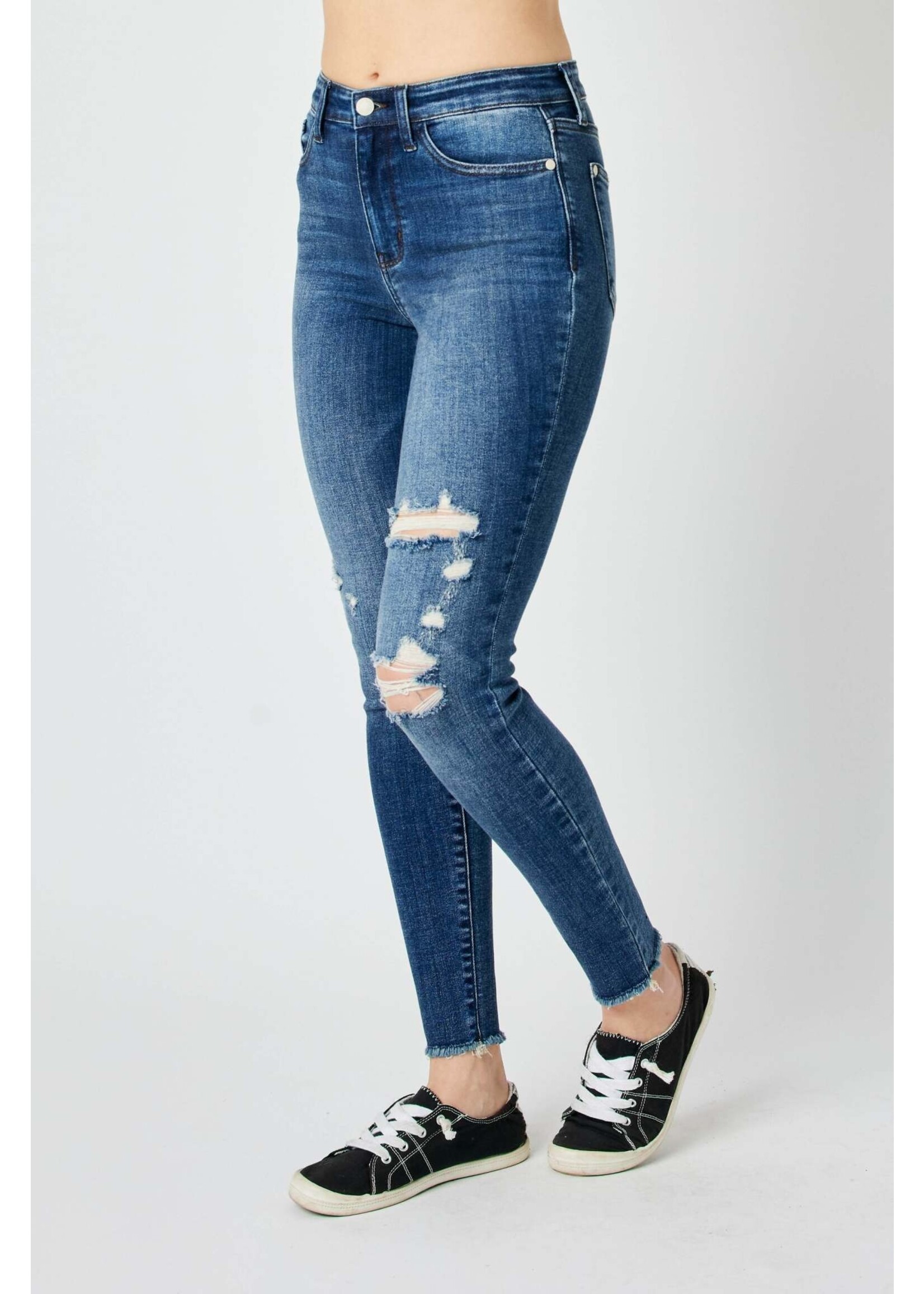 JUDY BLUE JUDY 82581 HW SKINNY DESTROY