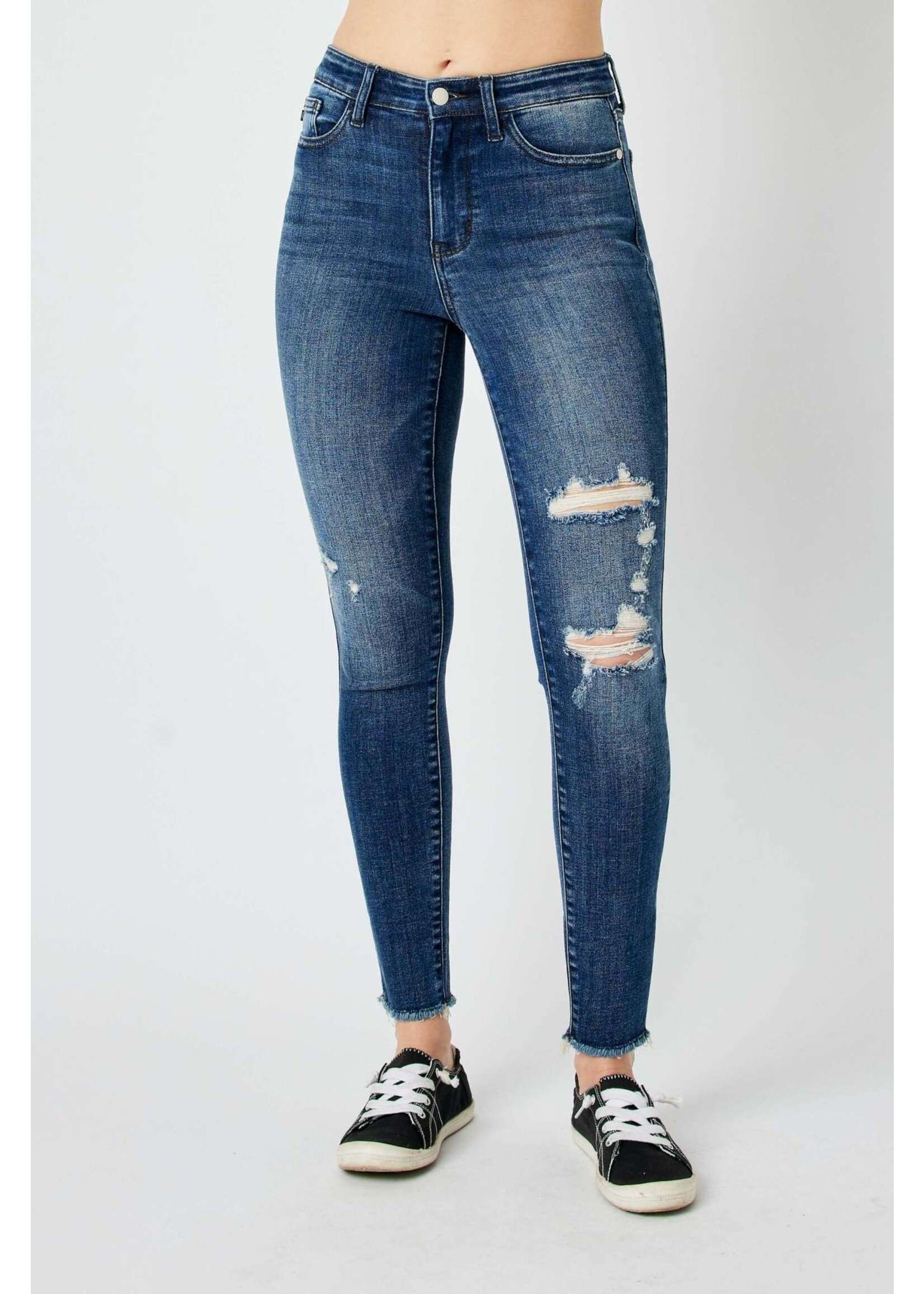 JUDY BLUE JUDY 82581 HW SKINNY DESTROY