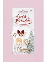 CRE RINGS BOW & SNOWFLAKE 2PC