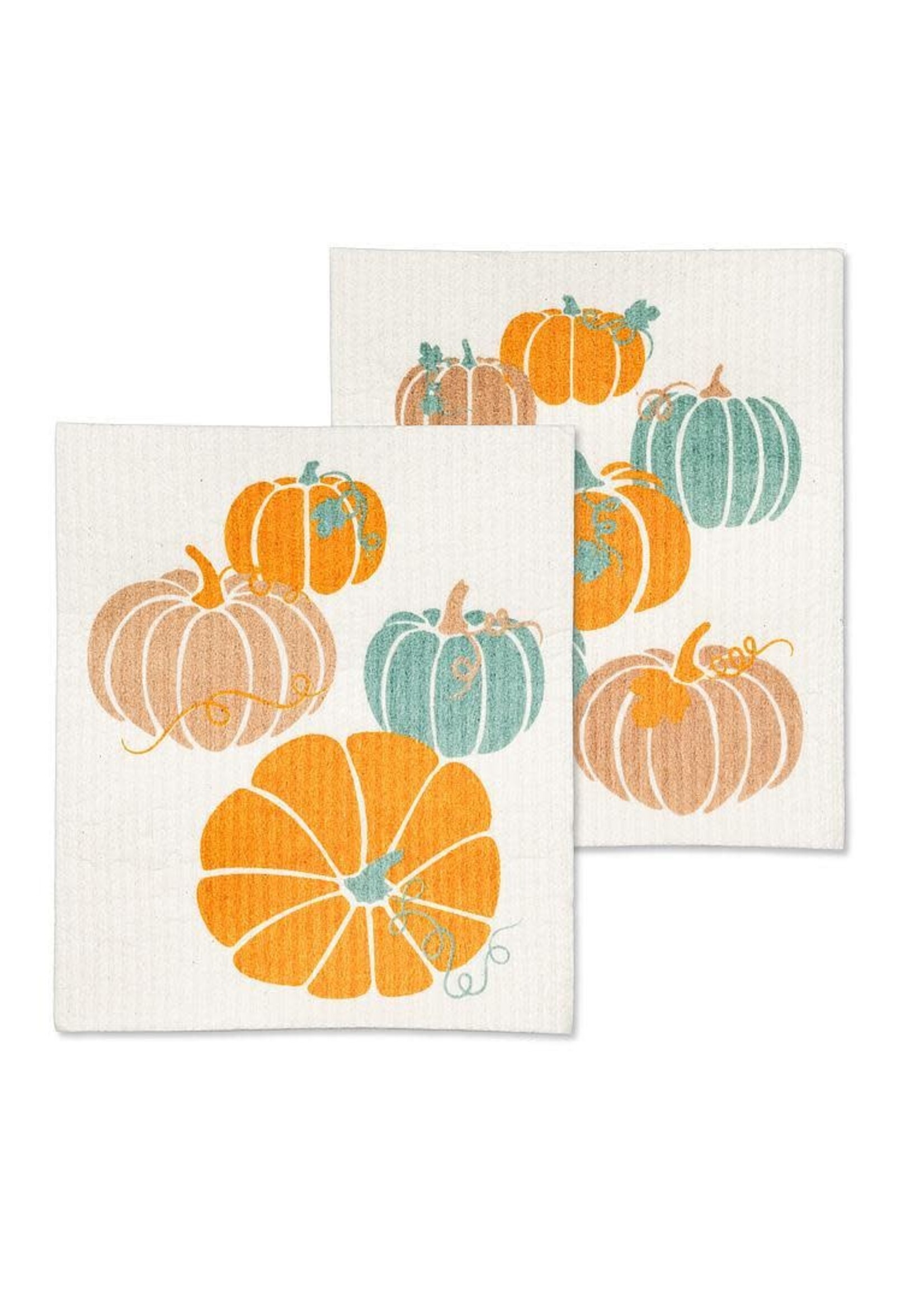 ABBOTT ABB DISHCLOTH PASTEL PUMPKINS 2pk