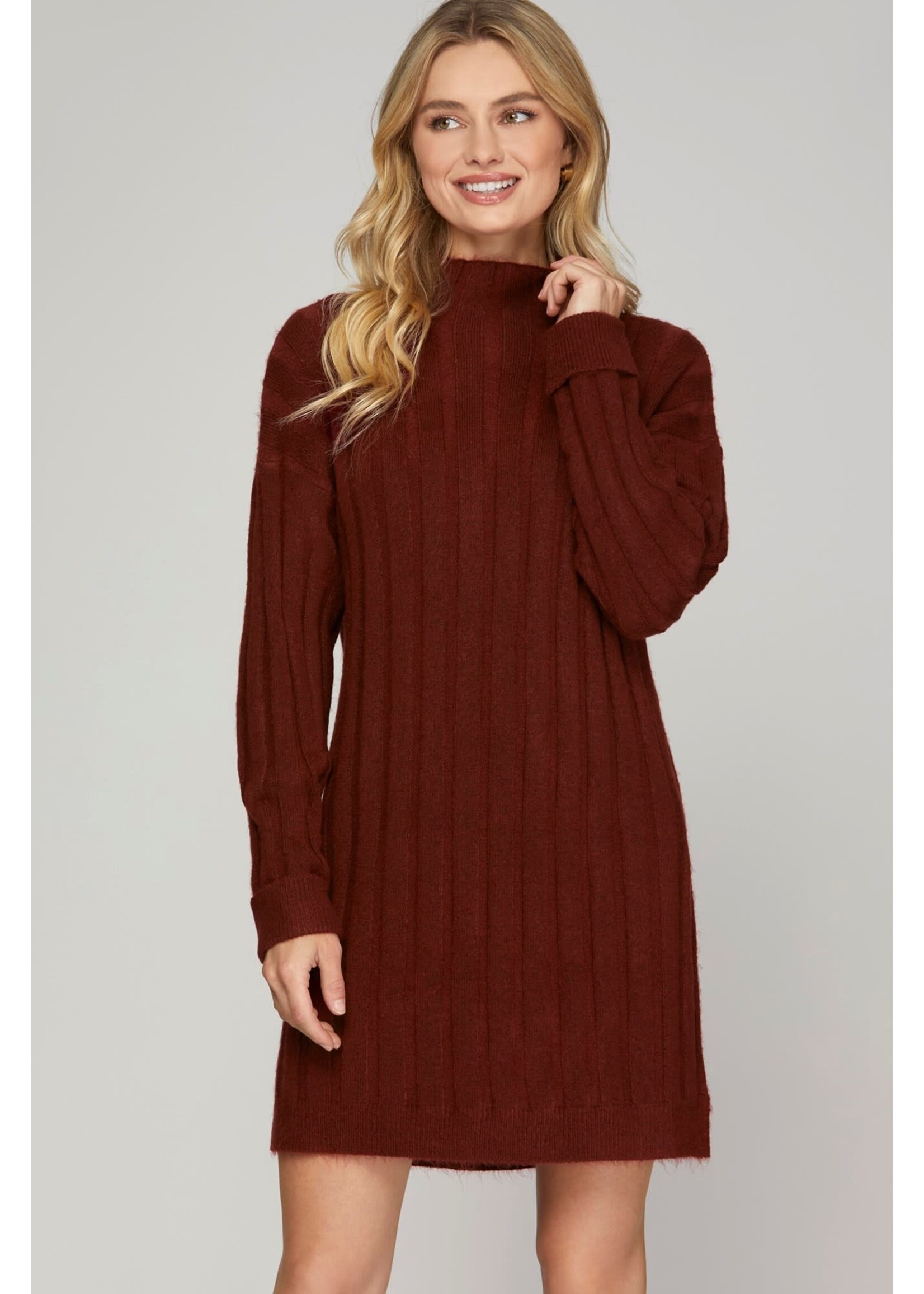 SHE SKY SHE SY4621R SWEATER DRESS