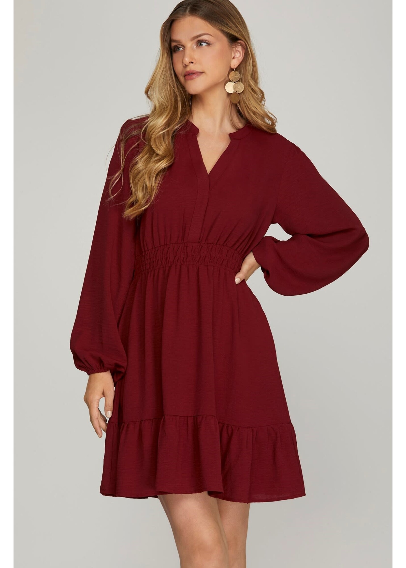 SHE +SKY SHE SY7647 DRESS WOVEN