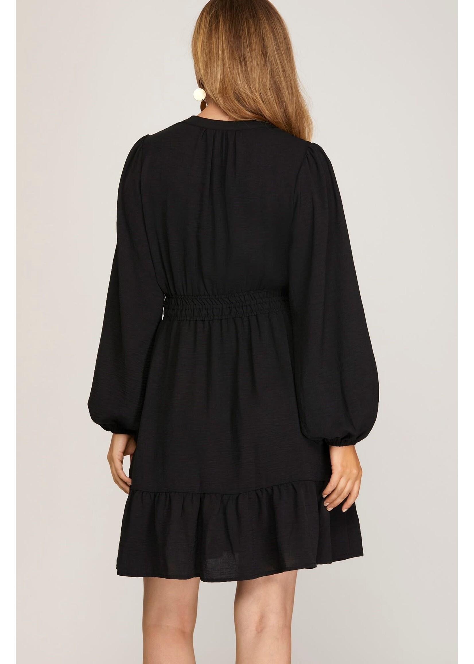 SHE +SKY SHE SY7647 DRESS WOVEN