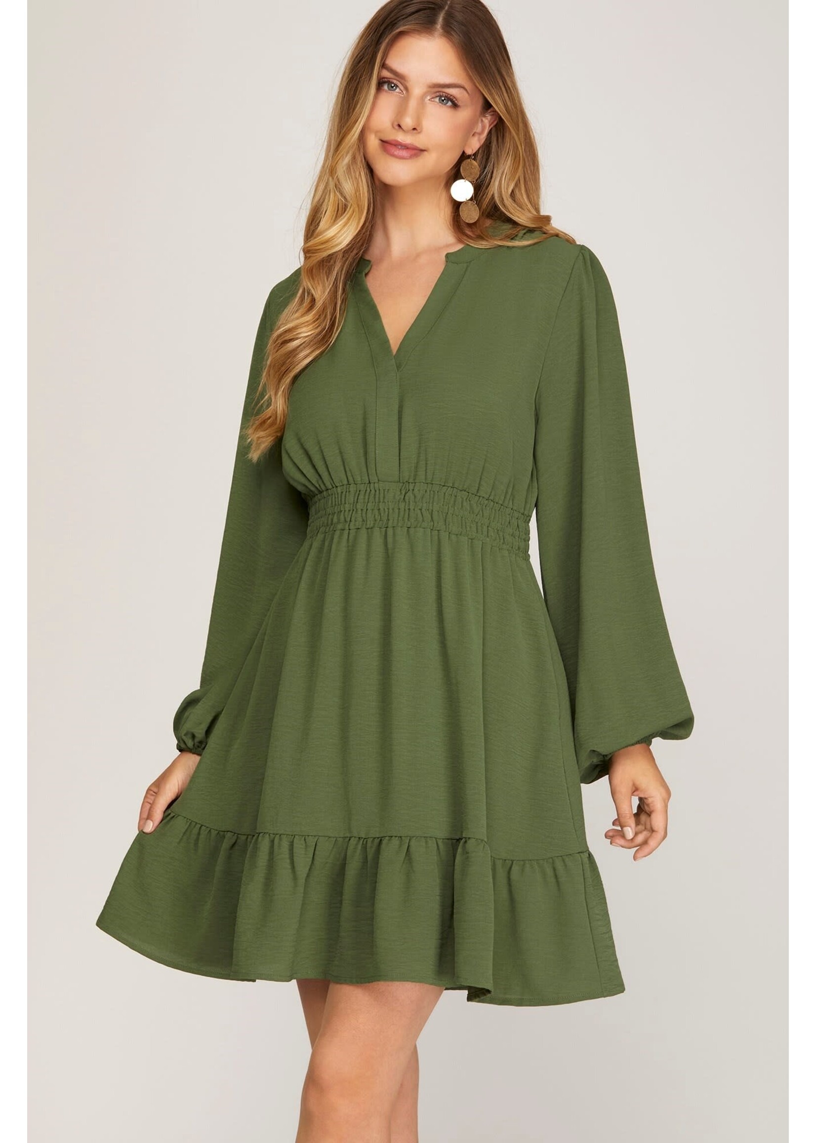 SHE +SKY SHE SY7647 DRESS WOVEN