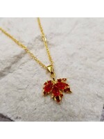 TREASURE WHOLESALE TRW NECKLACE FALL MAPLE LEAF