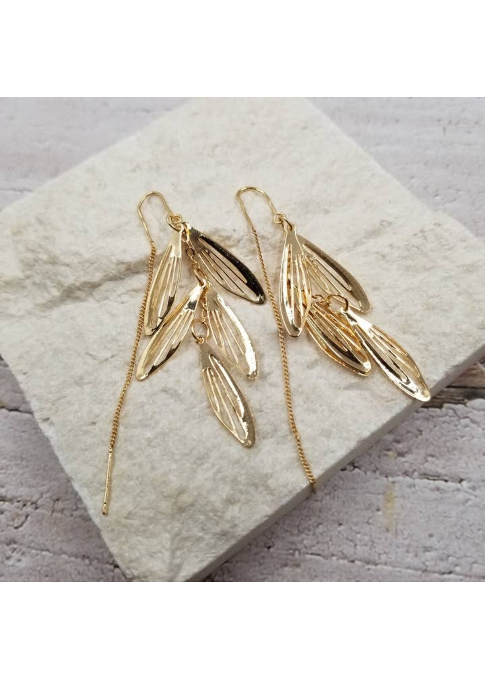 TREASURE WHOLESALE TRW EARRINGS  FALLING LEAVES