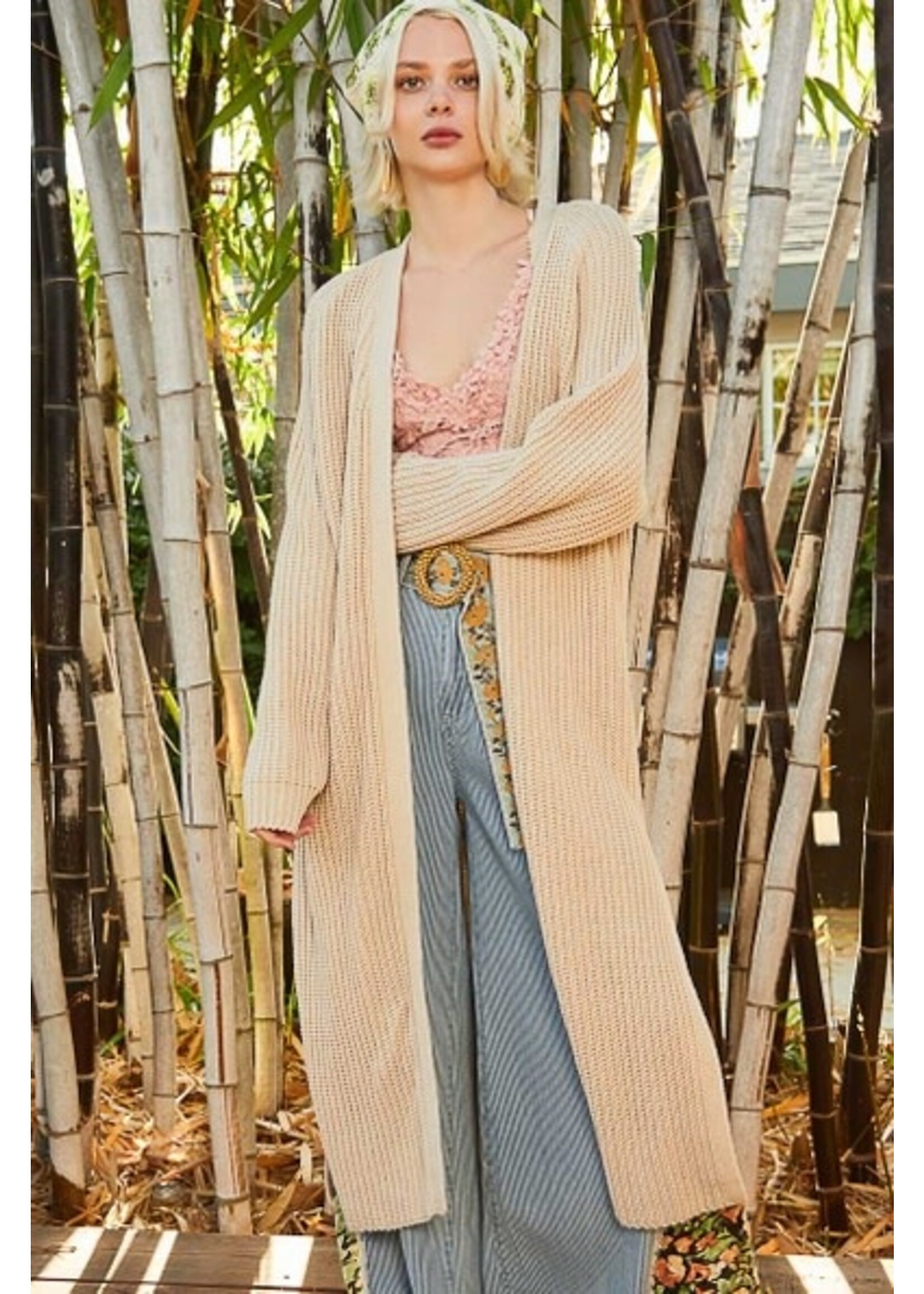POL CLOTHING POL JST580 LONG CARDIGAN