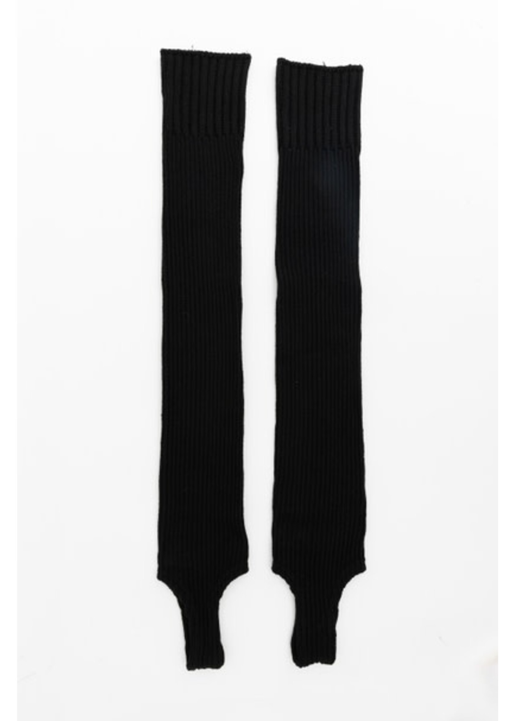 LET YYS-9721 LEG WARMERS RIB BLACK