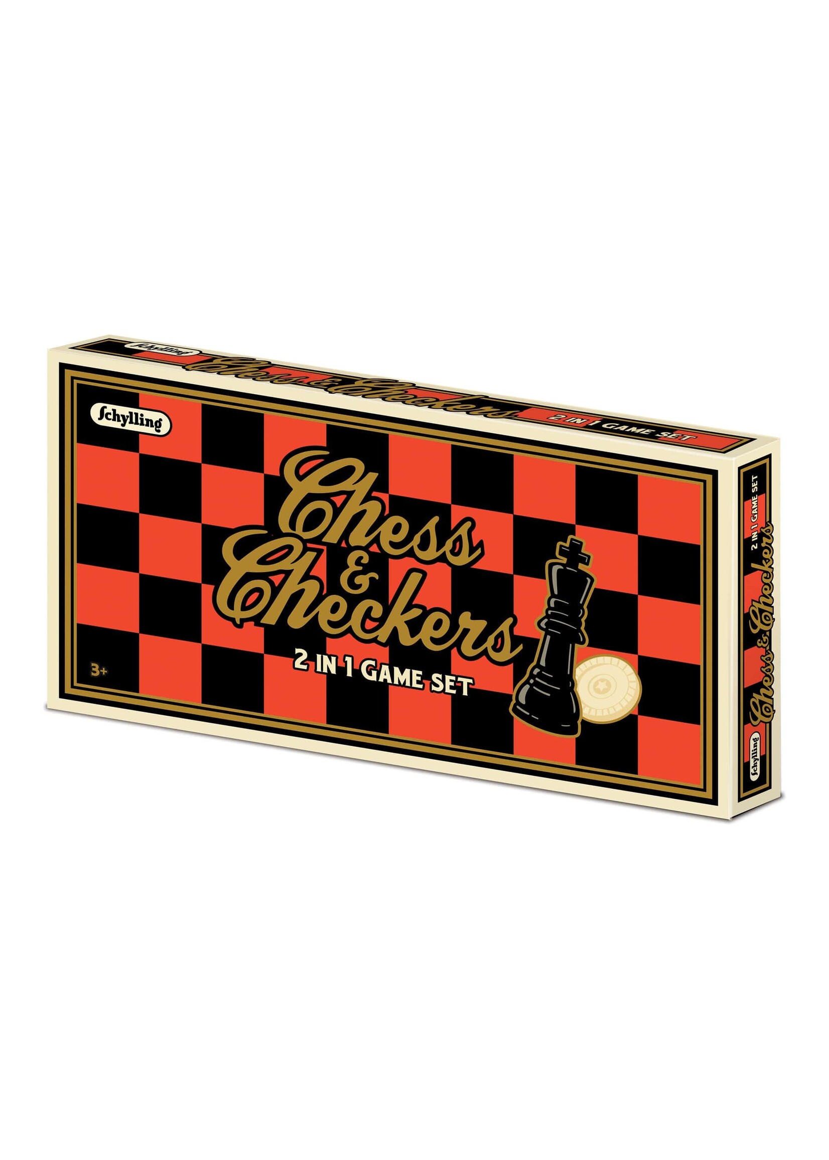 SCH CHESS & CHECKERS 2 IN 1 GAME