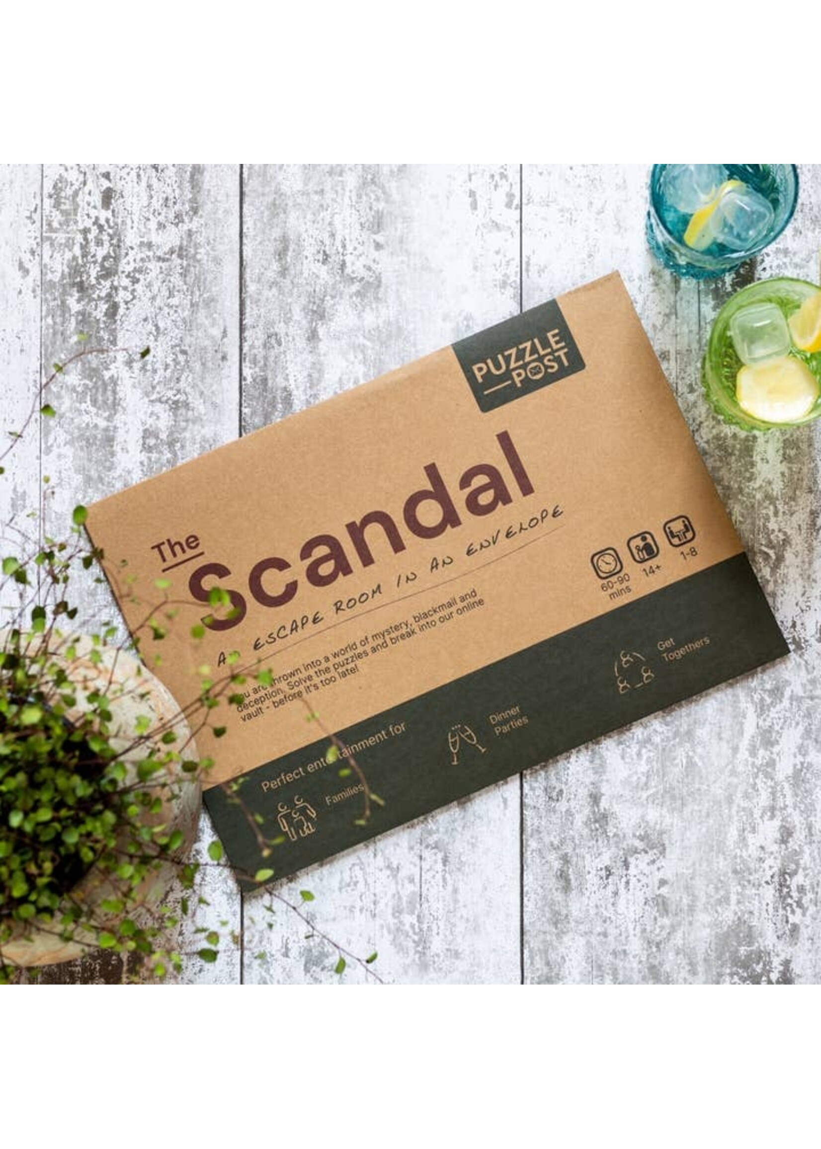 PUZZLE POST UK PPU ESCAPE ROOM ENVELOPE