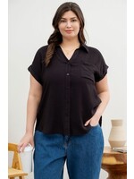 BLU PEPPER BLU TAB BUTTON DOWN