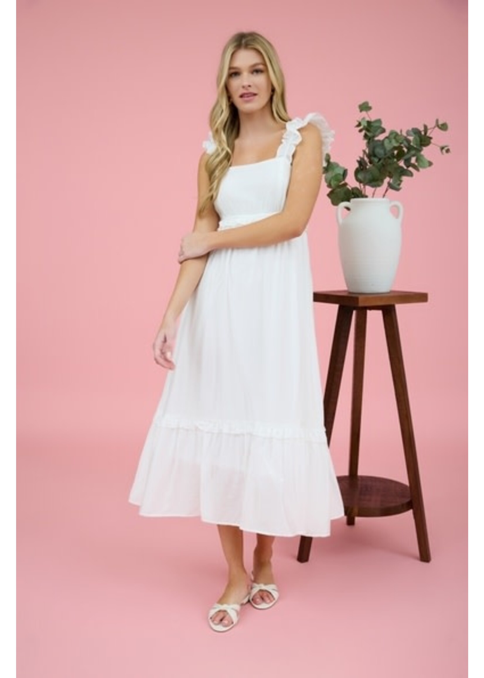BLU PEPPER BLU RUFFLE EMPIRE DRESS