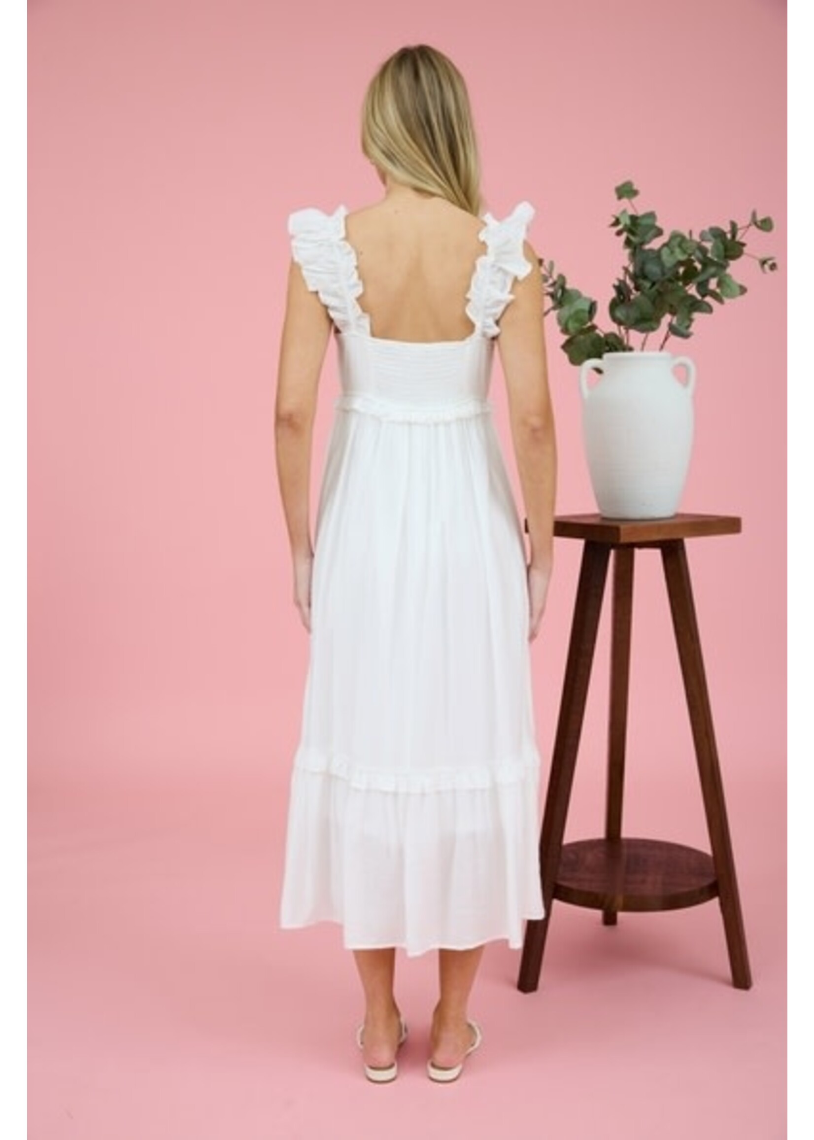 BLU PEPPER BLU RUFFLE EMPIRE DRESS