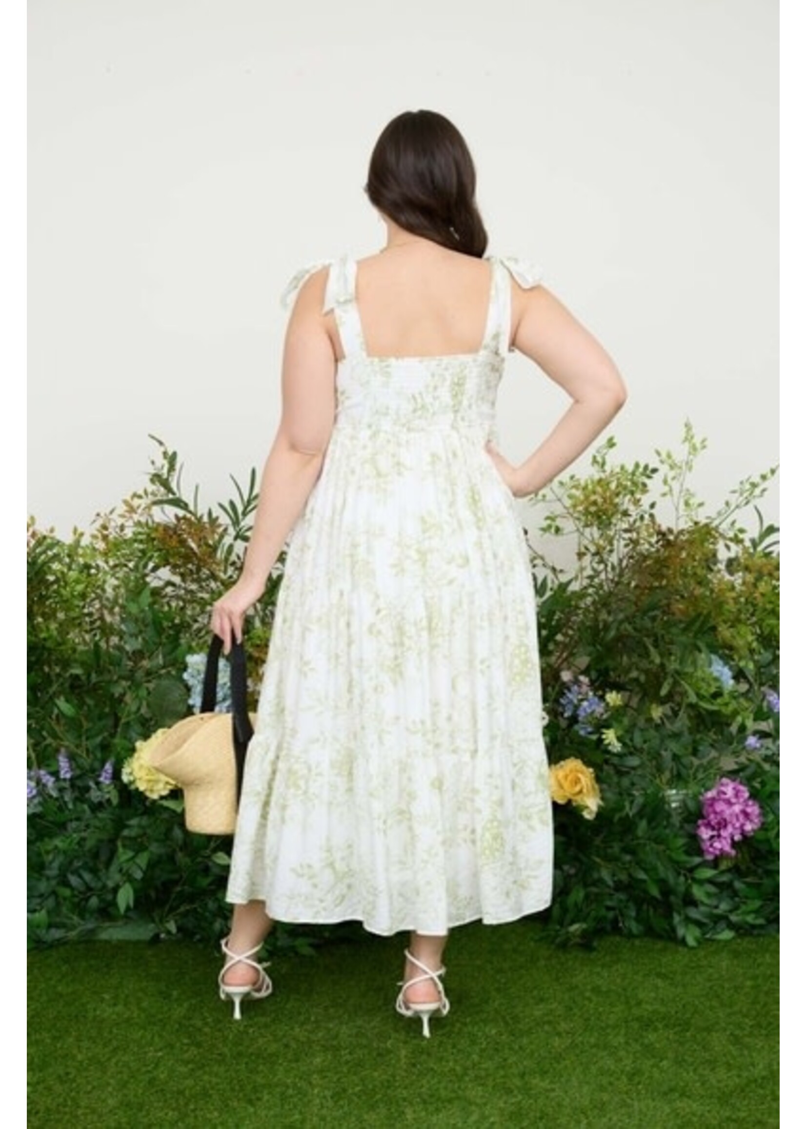 BLU PEPPER BLU+ BLOSSOM TIERED DRESS