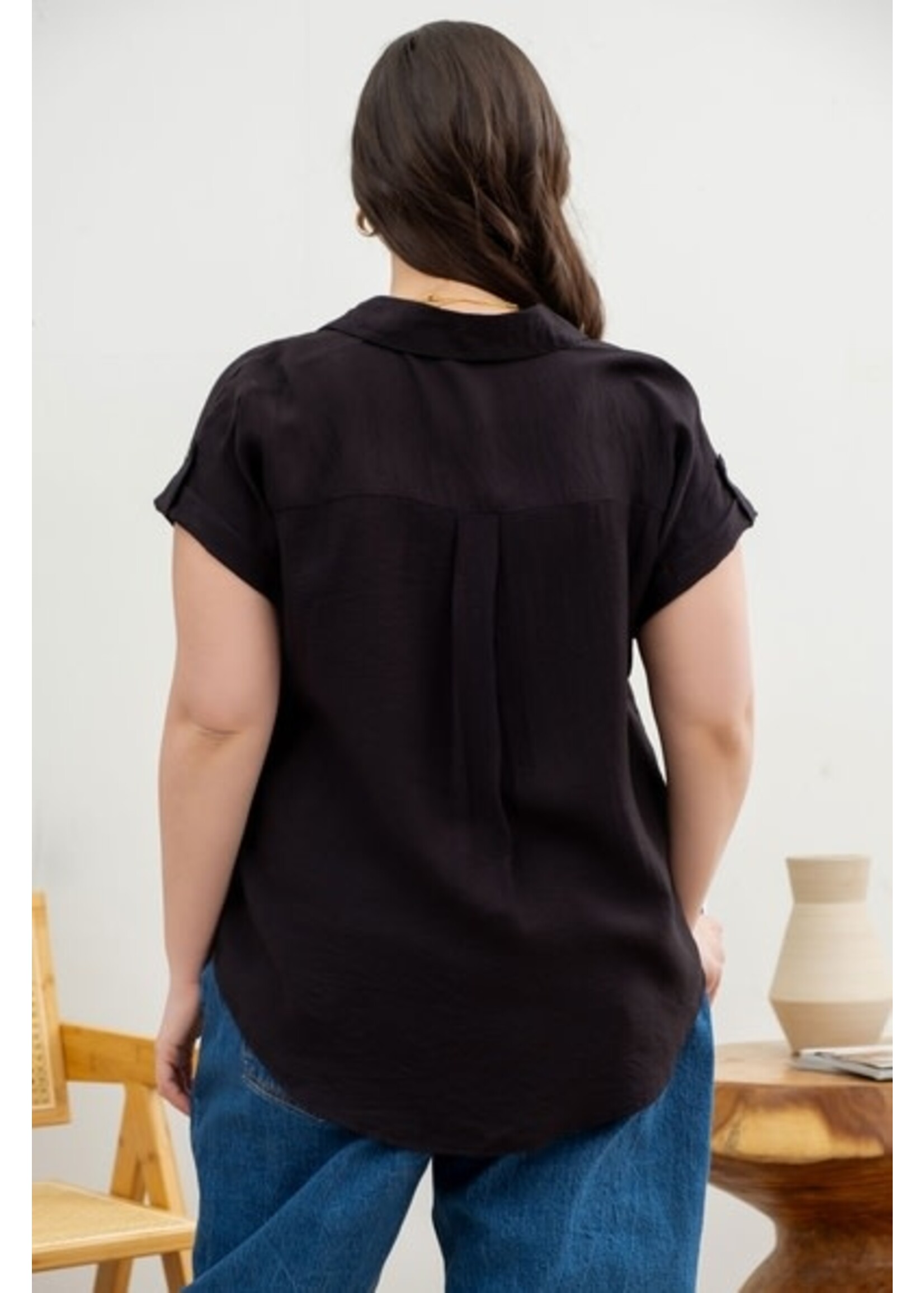 BLU PEPPER BLU TAB BUTTON DOWN