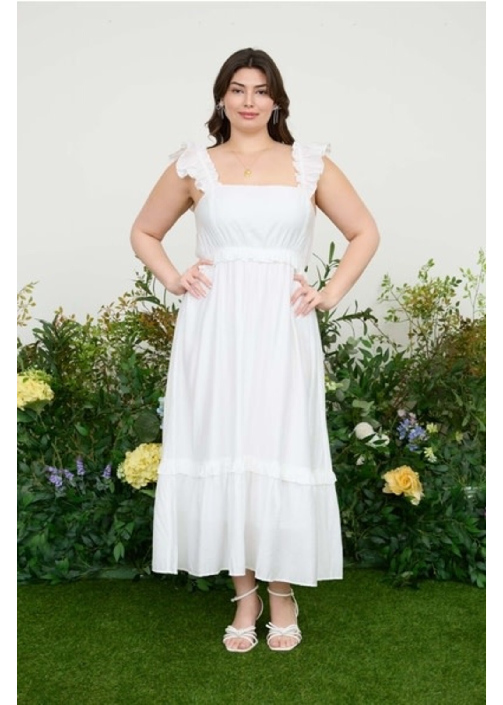 BLU PEPPER BLU+ RUFFLE EMPIRE DRESS