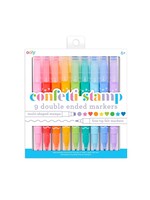 OOLY  CONFETTI STAMP DOUBLE MARKER
