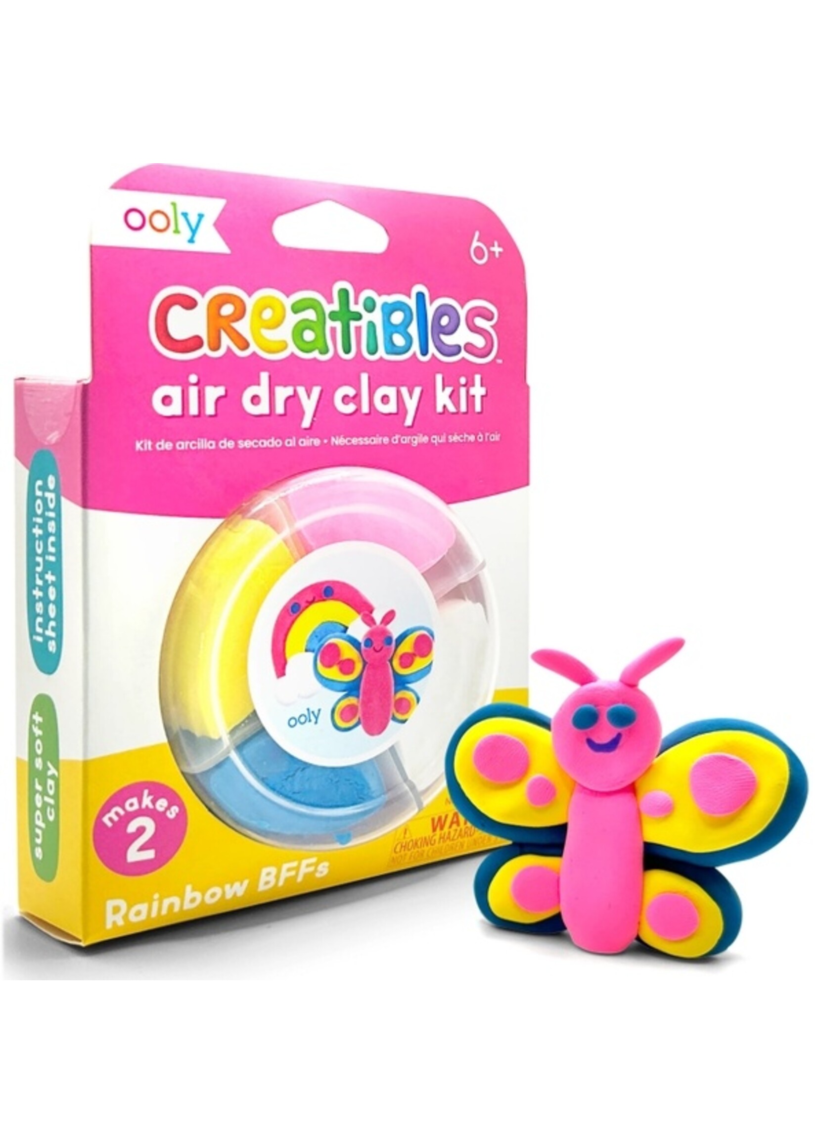 OOLY AIR-DRY CLAY KIT RAINBOW BFFS