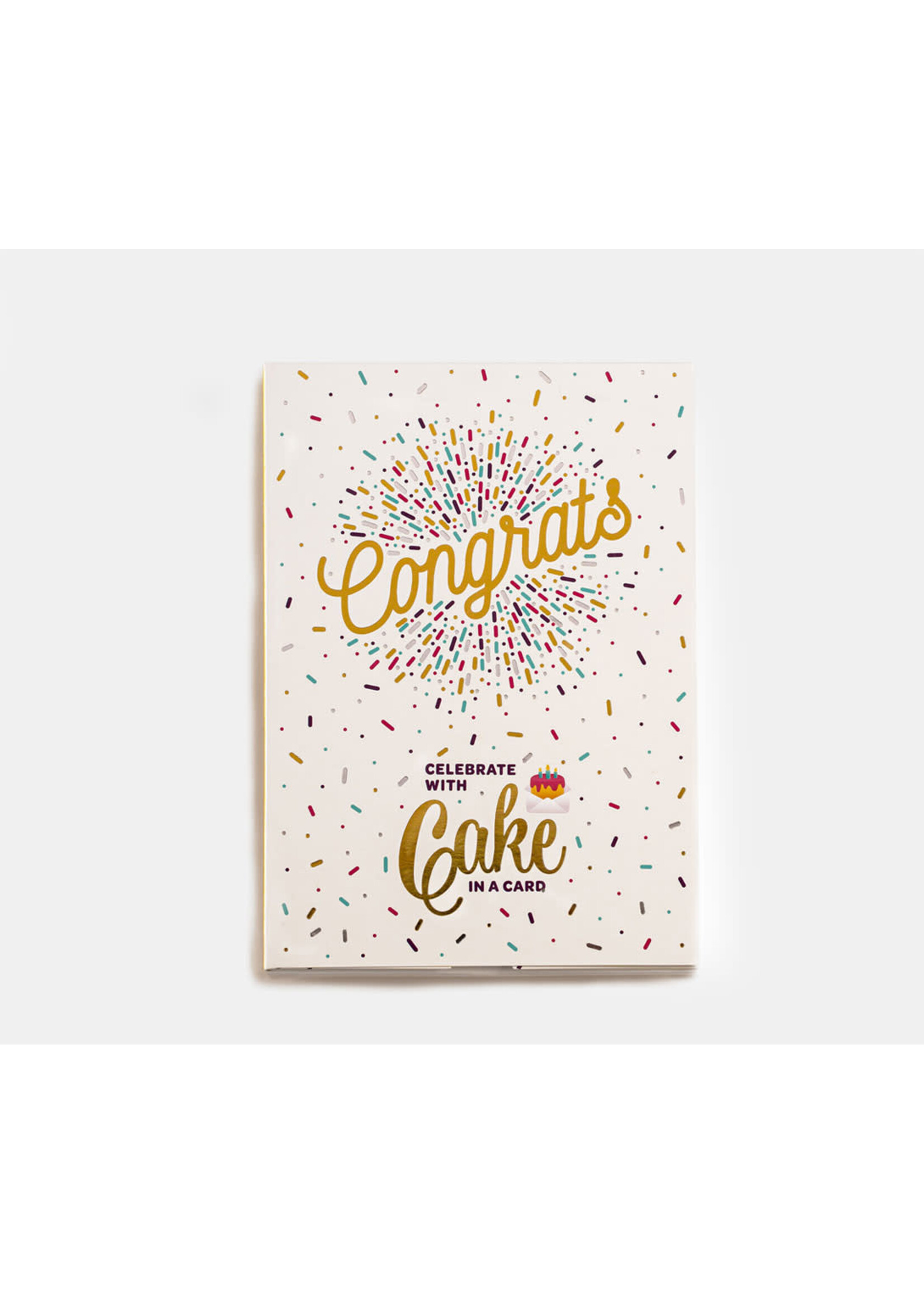 INSTA CAKE INS CAKE CARD CONGRATS CHOCOLATE