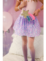 CRE SKIRT SEQ PURPLE PARTY 4-6
