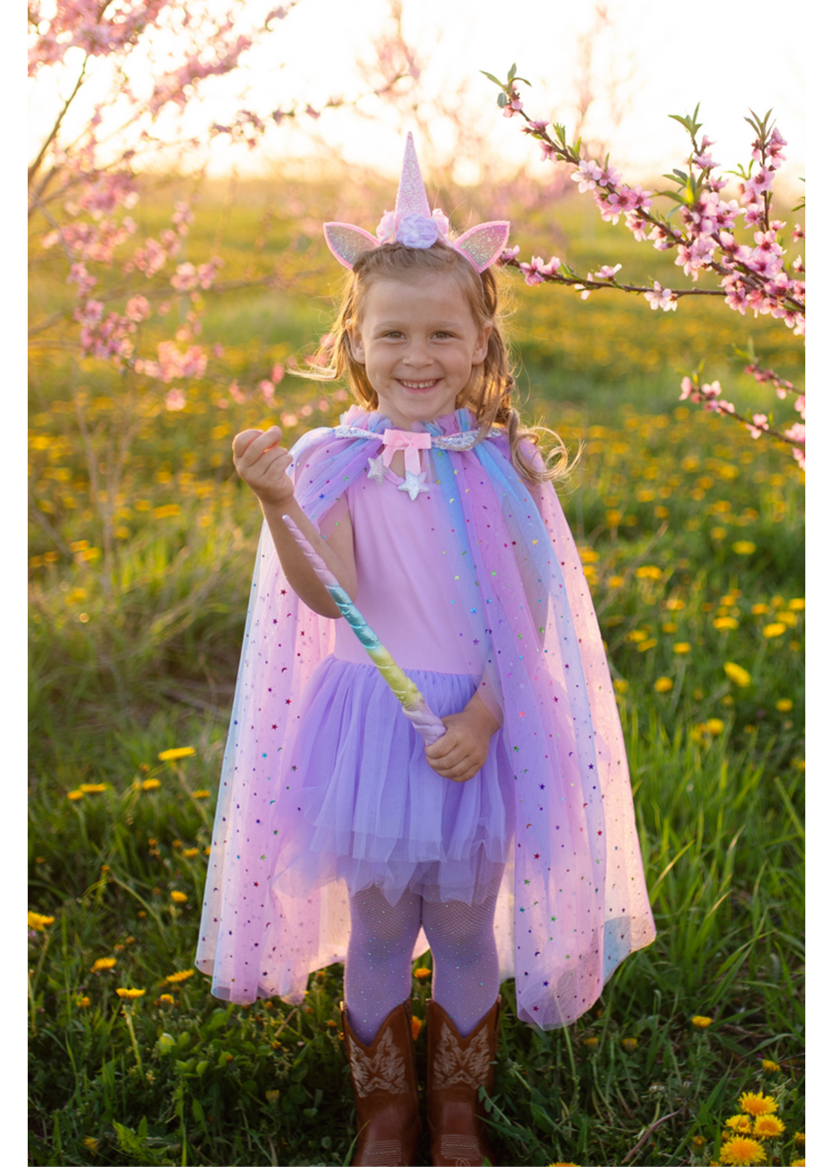 CRE CAPE & HB UNICORN RAINBOW 4-6