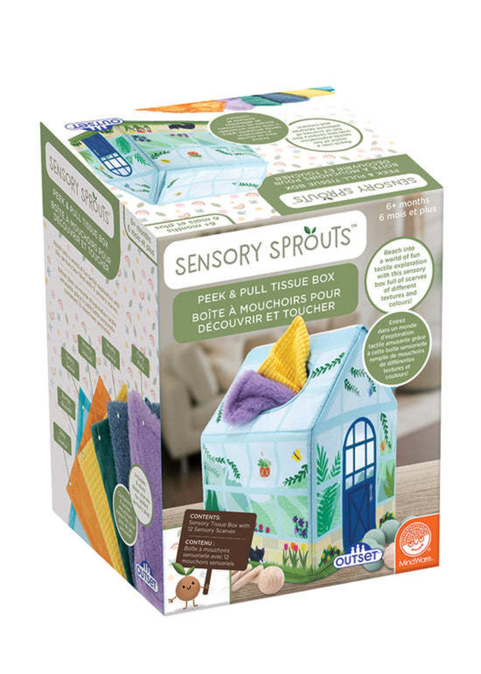 MDW PEEK PULL TISSUE BOX