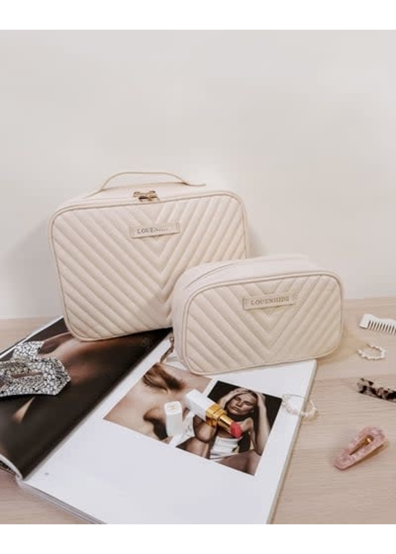 LOU MAGGIE COSMETIC BAG SET 2PCS