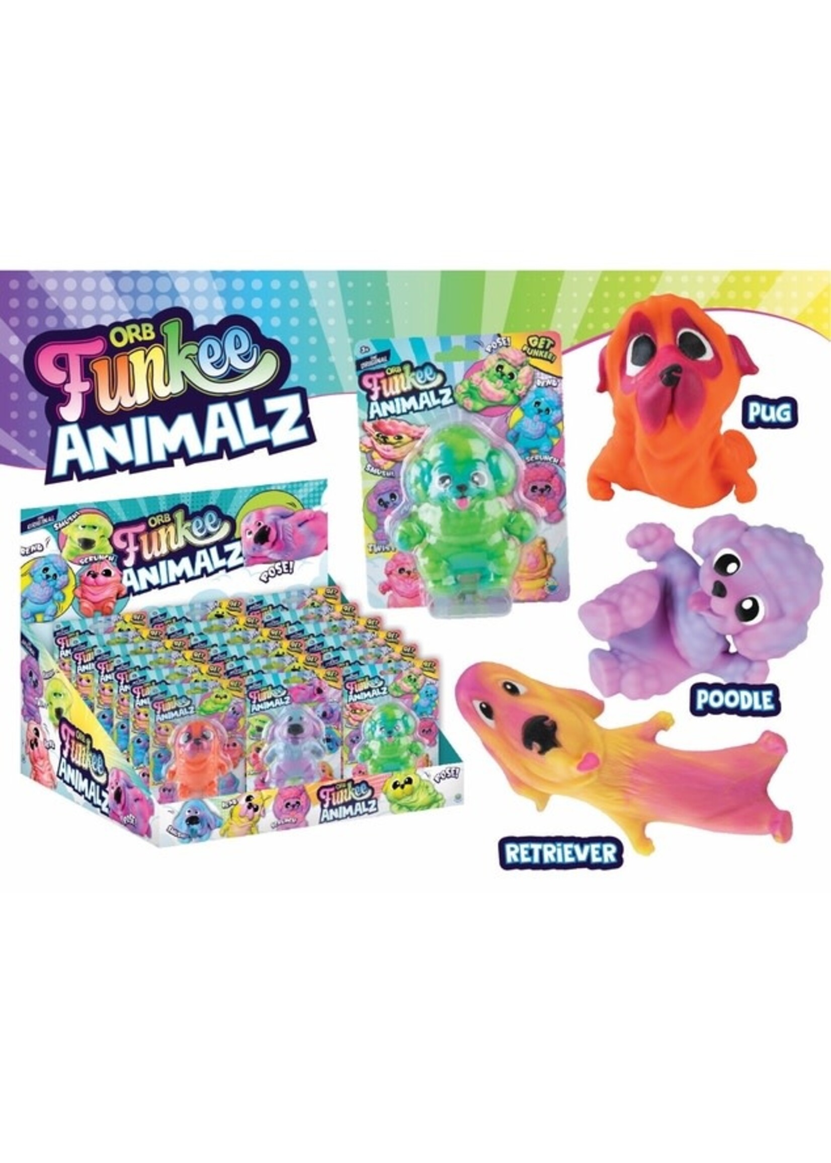 ORB ORB FUNKEE ANIMALZ PUPPIES ASST