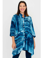 BLUE SKY BSK LANEY TUNIC AQUA STONE