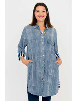 BLUE SKY BSK BLOUSE JIMAL STRIPE