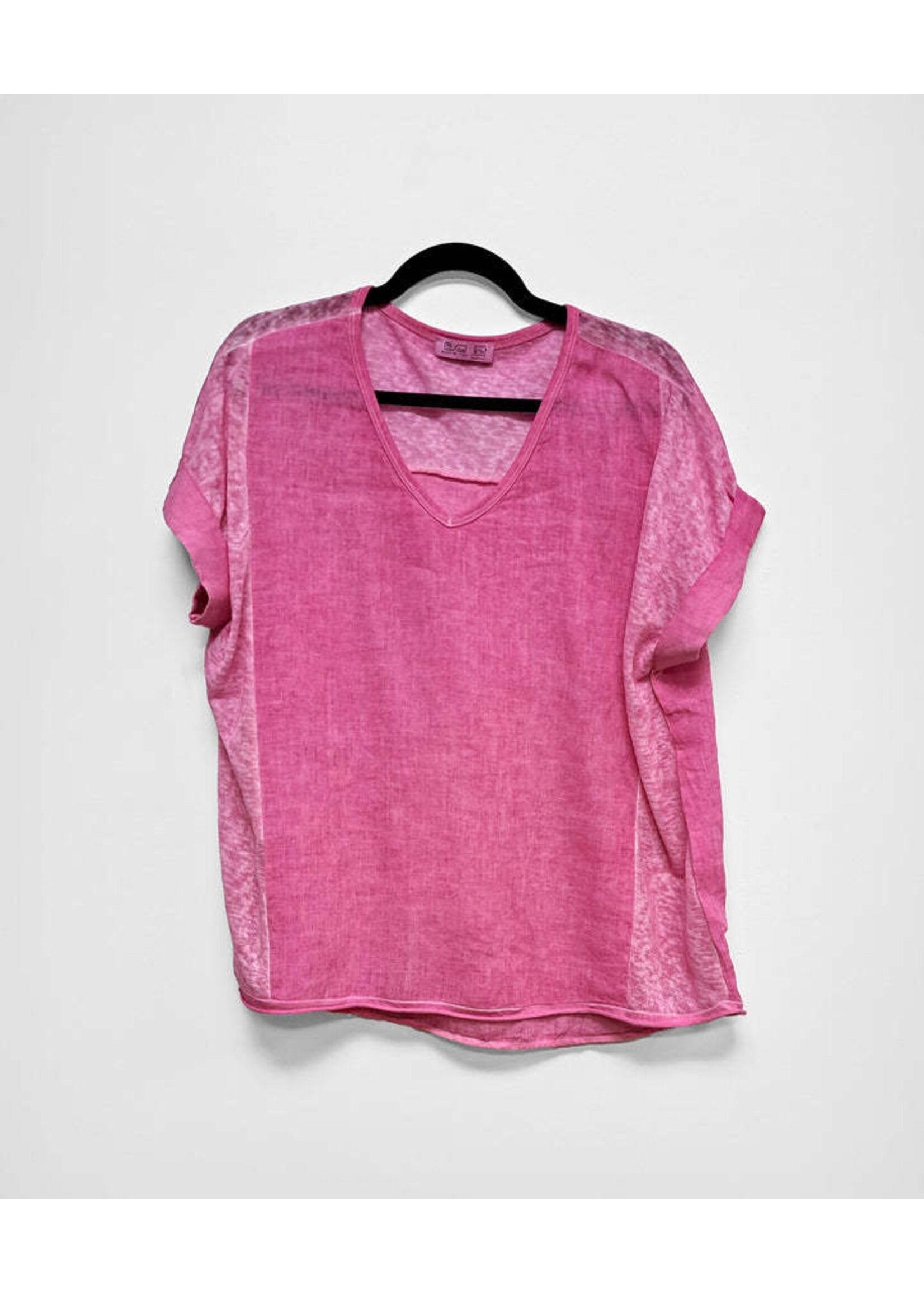 ORANGE FASHION VILLAGE OFV BREEZY LINEN TEE