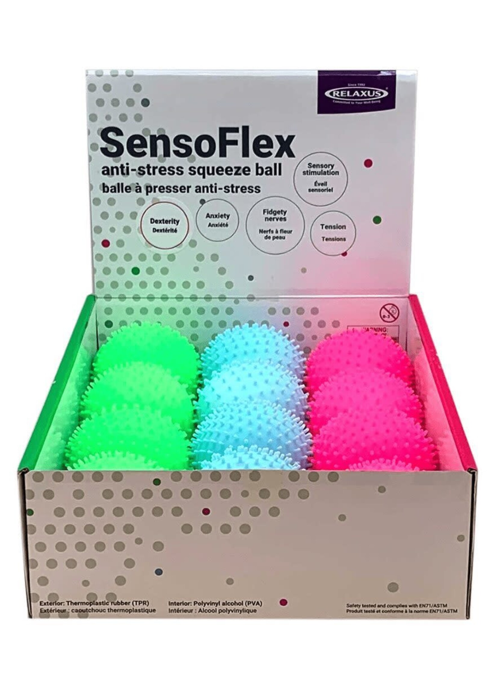 REL SENSOFLEX PINK GREEN BLUE